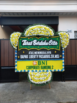 Papan Bunga Duka di Tanjungkarang