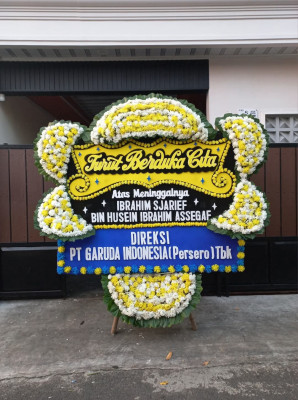Papan Bunga Duka di Tanjungkarang