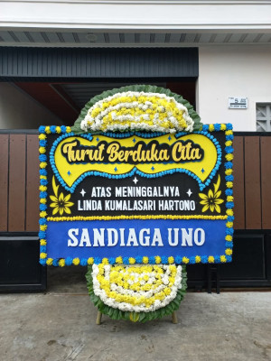 Papan Bunga Duka di Tanjungkarang