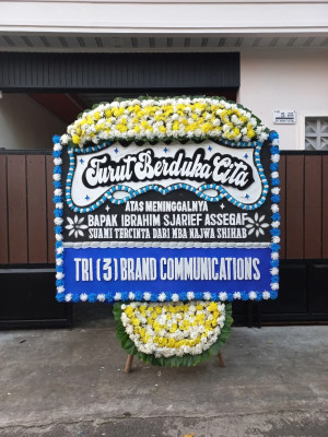 Papan Bunga Duka di Tanjungkarang